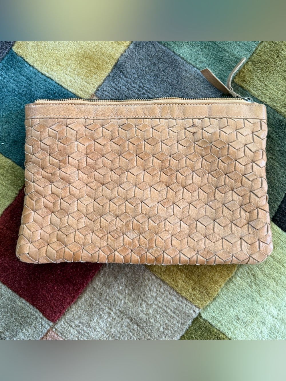 Indi and Cold leather convertible clutch/crossbody